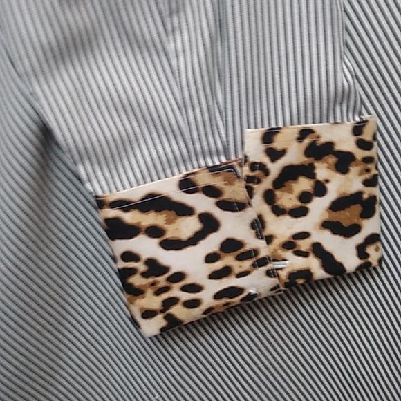 Chico's Striped & Animal-Print Pullover Tunic, Size 0 - Picture 5 of 9